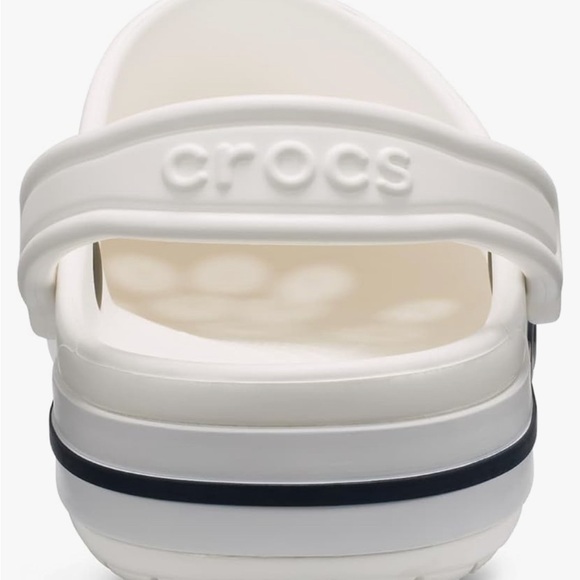 NWT NICE CLASSIC UNISEX BLUE & WHITE BAYABAND CROCS CLOGS! - Picture 4 of 9